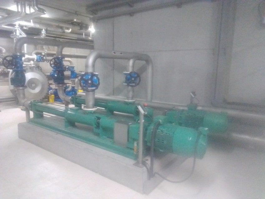 Stator Inoxcaucho en bomba de aguas residuales