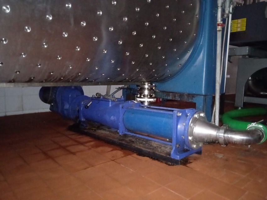 Stator Inoxcaucho en industria oleícola