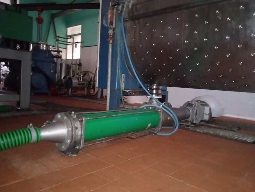 Stator Inoxcaucho en industria oleícola
