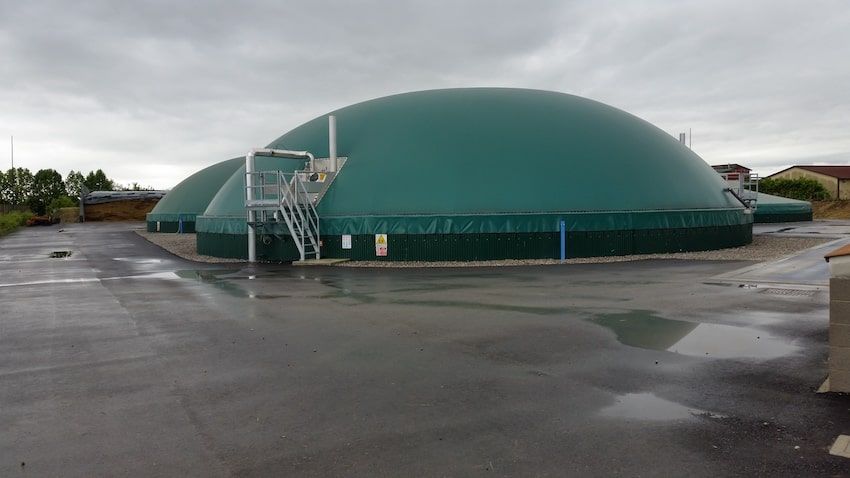 Stator Inoxcaucho en planta de Biogas