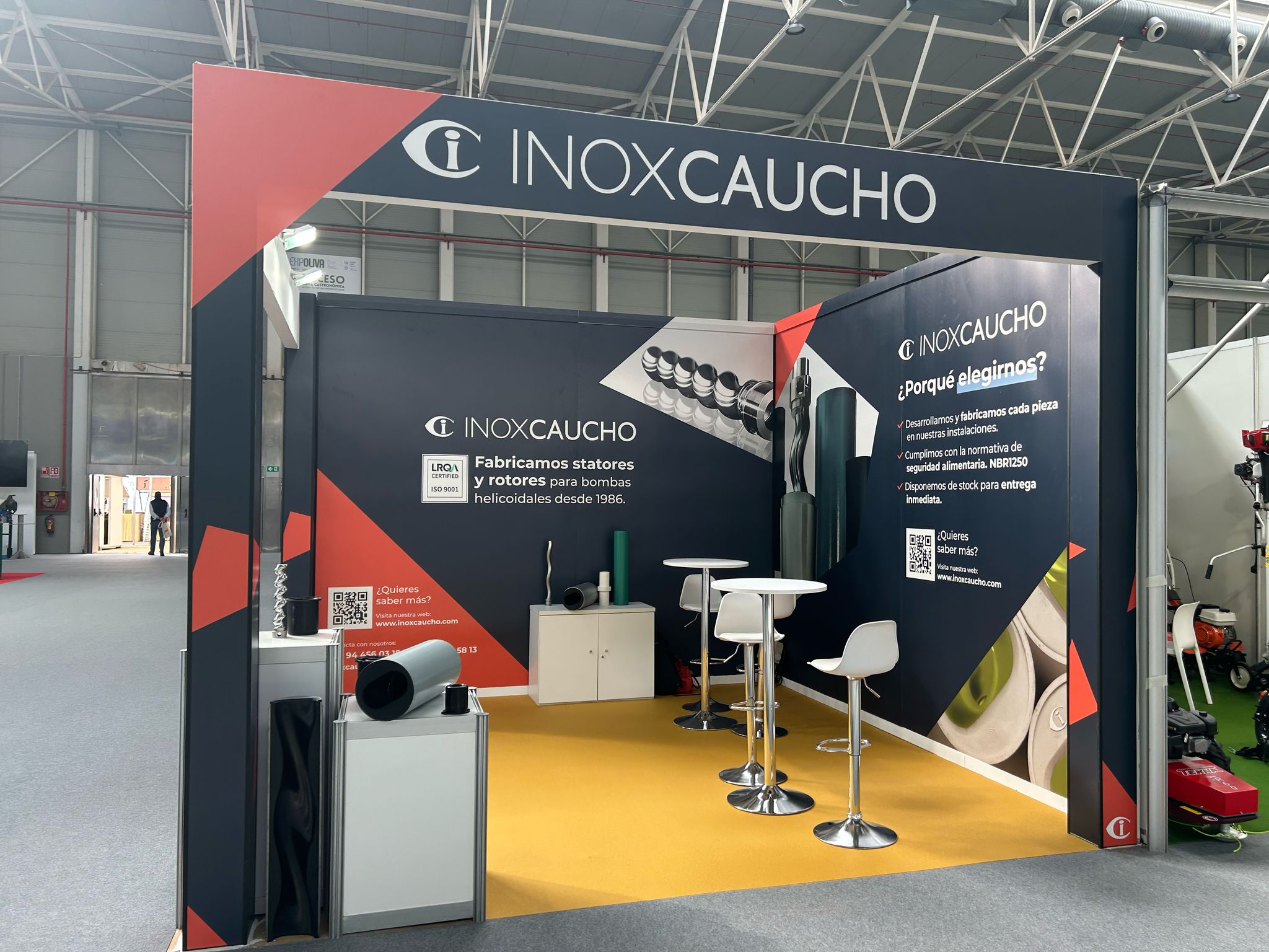 Stand Inoxcaucho en Expoliva 2025